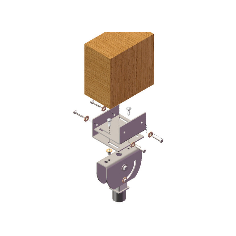 Adaptive Technologies MP-1.5NPT-GSA - Gimballed UniStrut Adapter Mount