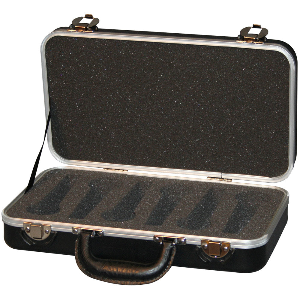 Gator GM-6-PE ATA-Style Polyethylene 6 Slot Microphone Briefcase
