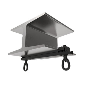Adaptive Technologies BC12-17-2 - Rigging Channel Beam Clamp (12-17" Open Hang / Dual Swivel Eye)