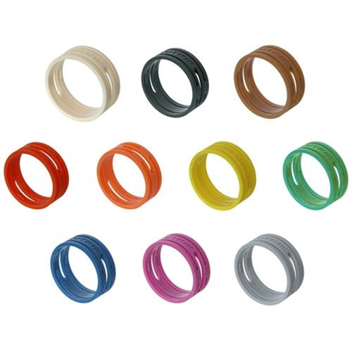 Neutrik XXR-9 Colored Coding Rings for XX Series Cable Ends - White
