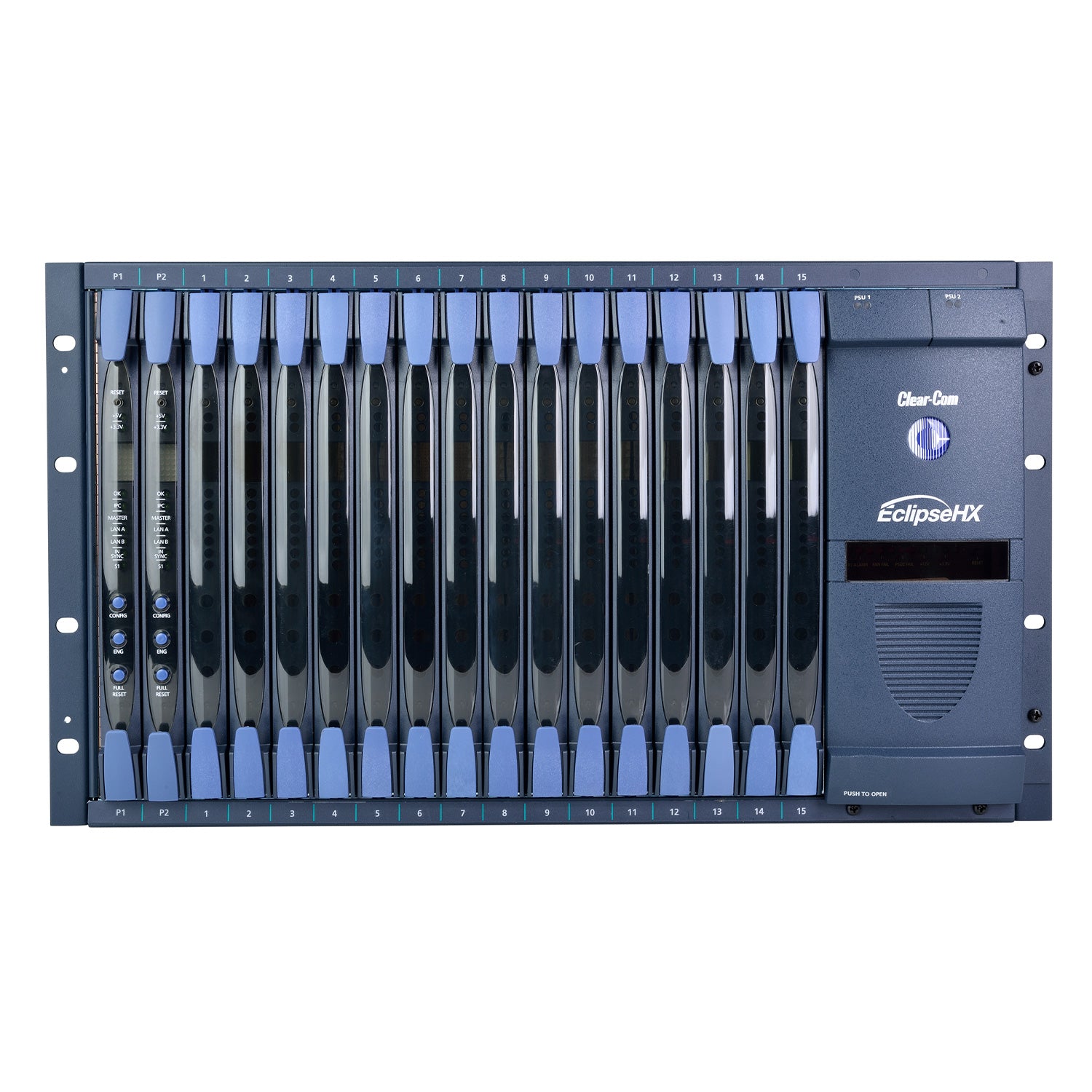 Clear-Com ECLIPSE-HX-OMEGA-0P - Eclipse HX Omega Modular Intercom Frame (0 Analog Ports / 2 CPU)