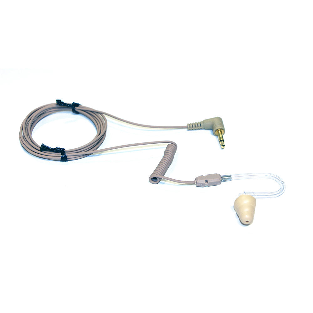 Voice Technologies VT600C/H Monitor Earphone (Beige with Coiled Cable)