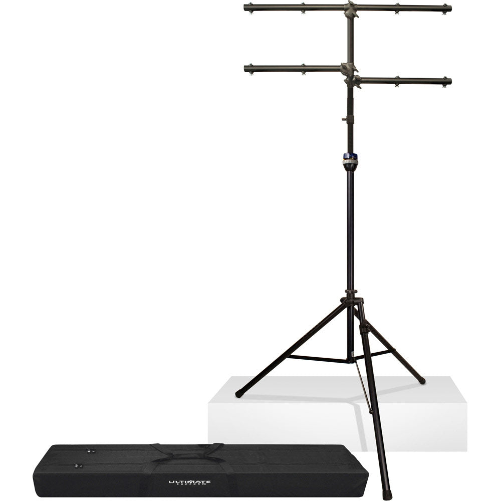 Ultimate Support LT-99BL - Multi-Tier Extra-Tall Lighting Tree with Leveling Leg (Includes Bag)