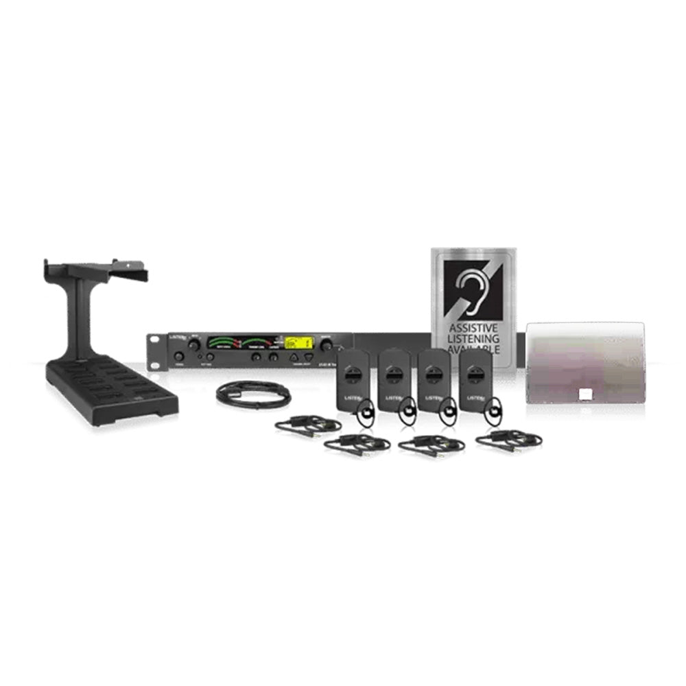 Listen Technologies LS-100-01 - ListenIR iDSP Standard System (White Radiator)