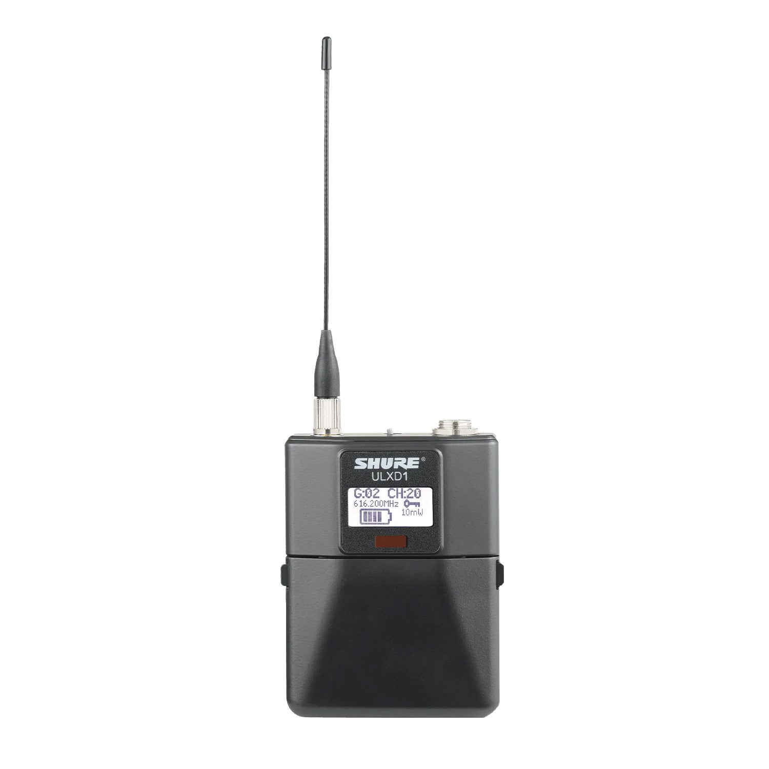 Shure ULXD1LEMO3 - Wireless Bodypack Transmitter with 3-Pin Lemo Connector (G57 Band - 470-608 MHz)