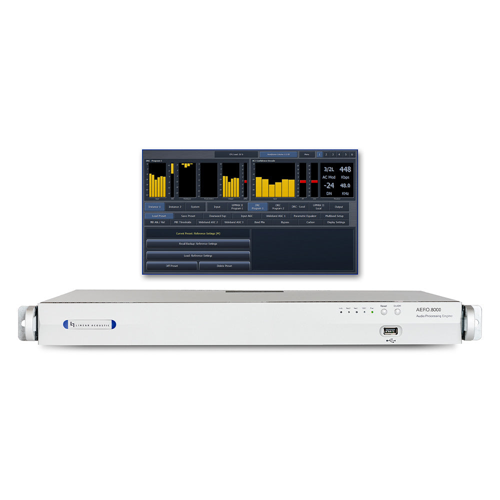 Linear Acoustic AERO.8000 - Audio Processing Platform