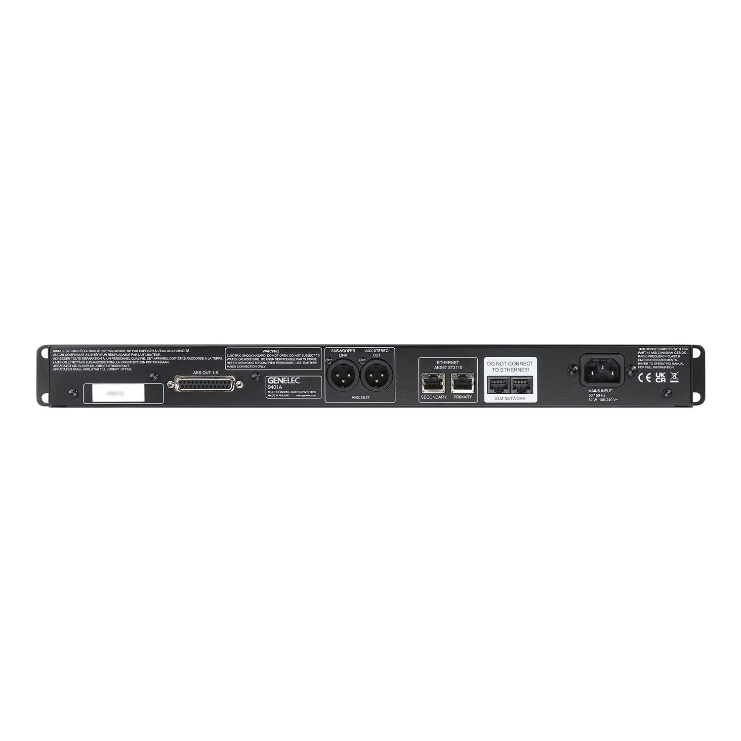Genelec 9401A - System Management Device for Audio-over-IP Networking