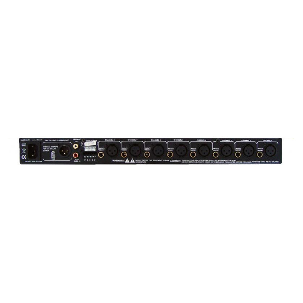 Rolls RM82 Eight-Channel Microphone / Line Mixer