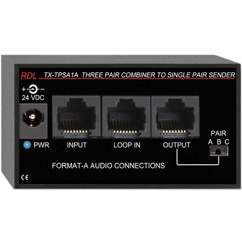 RDL TX-TPSA1A Three-Pair Combiner to Single-Pair Sender