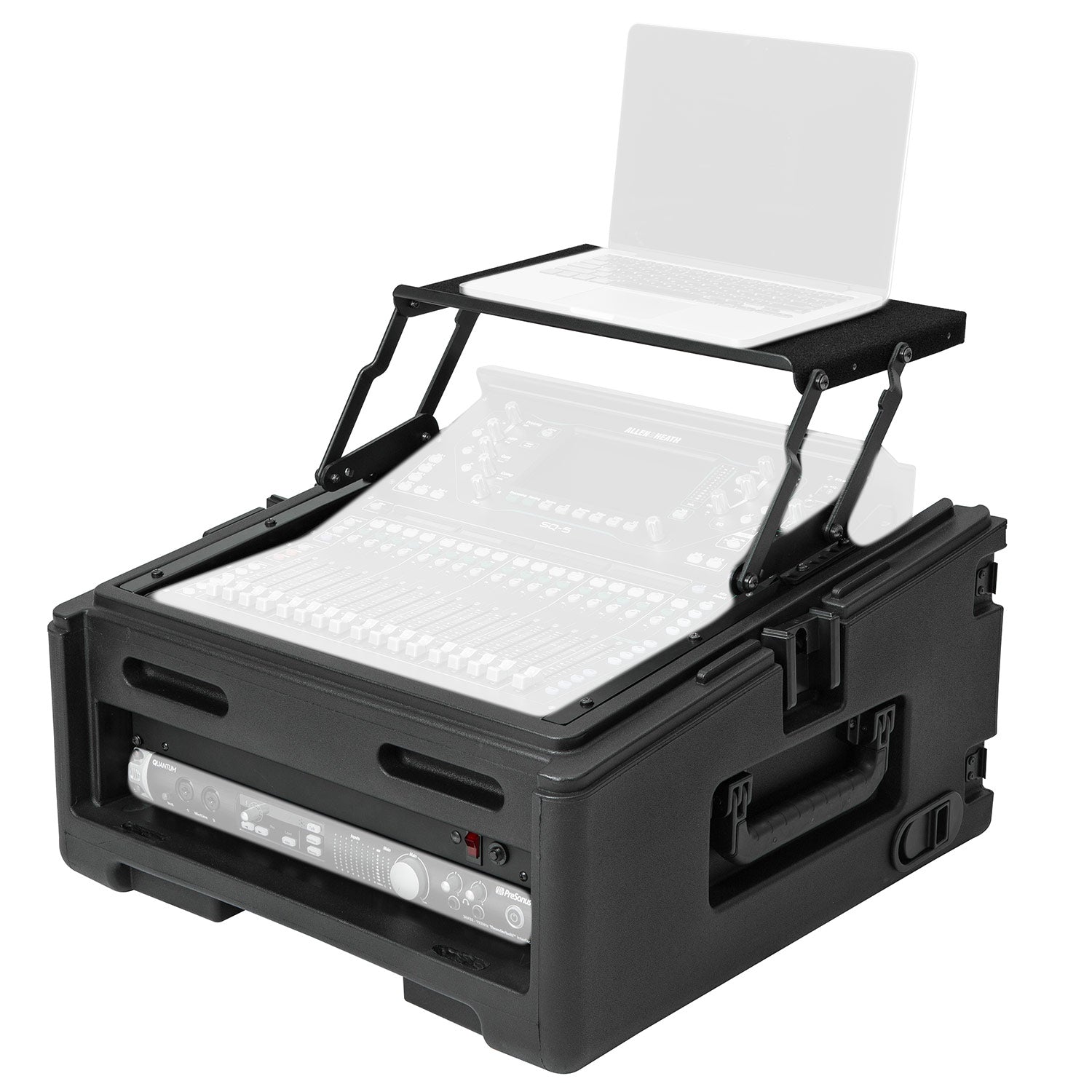 SKB 1SKB-R102W - 10 x 2 Compact Rolling Rig with Handle and Wheels