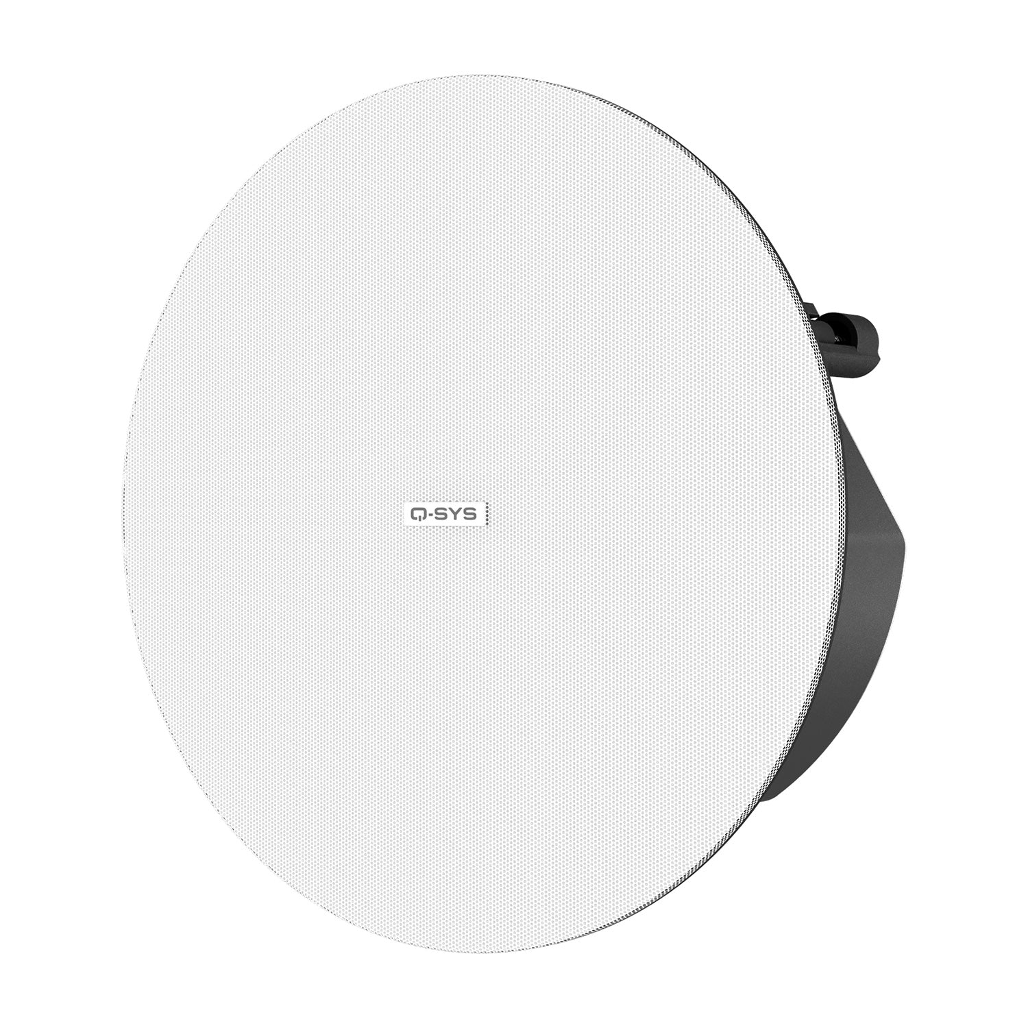 QSC AD-C4T-LPZB-WH - AcousticDesign Premium Low Profile 2-Way 4.5" Ceiling Speaker (White / Zero Bezel)