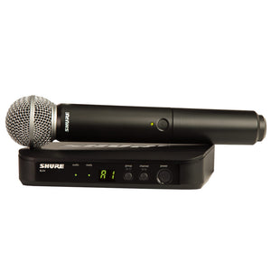 Shure BLX24/SM58 Handheld Wireless System (J11 Band - 596-616 MHz)