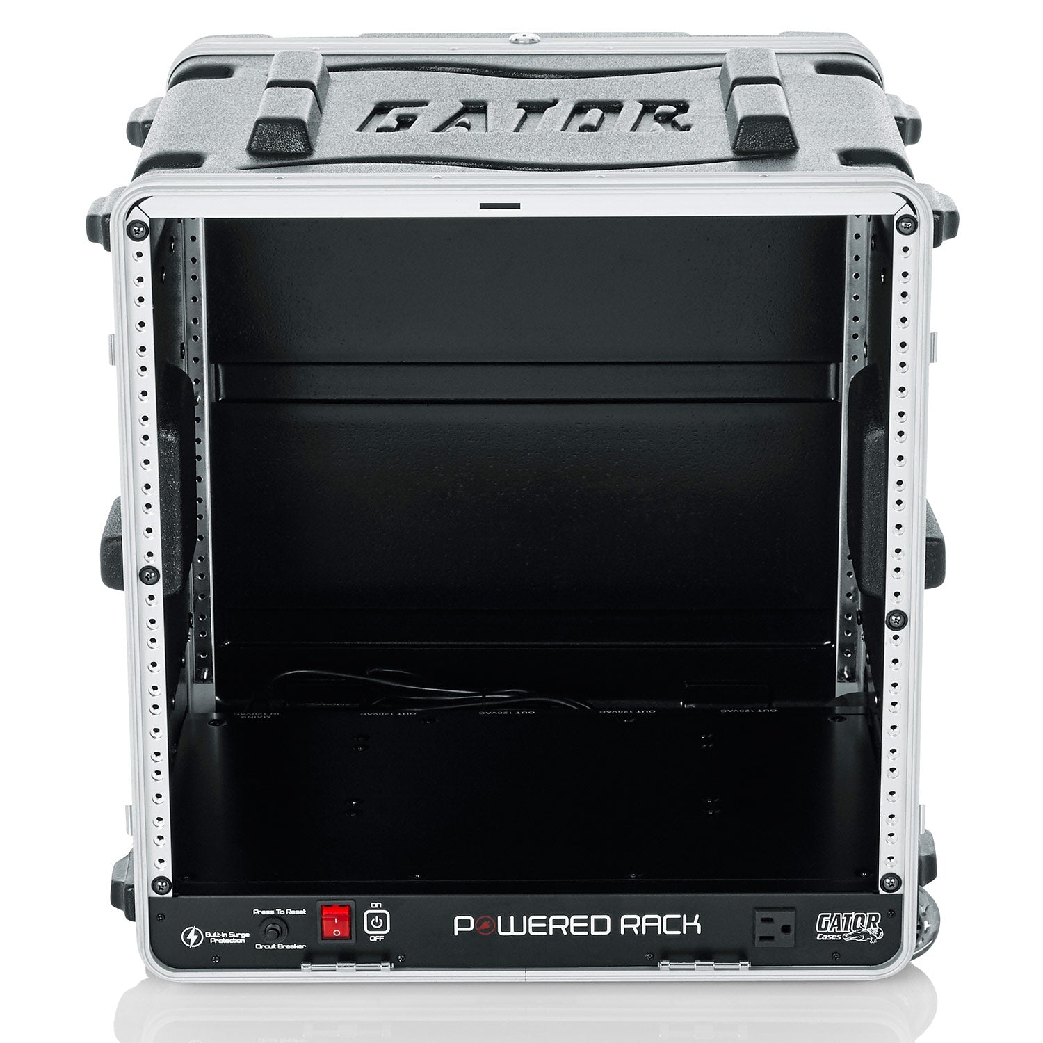 Gator GRR-10PL-US 10U Rack; Powered Rolling