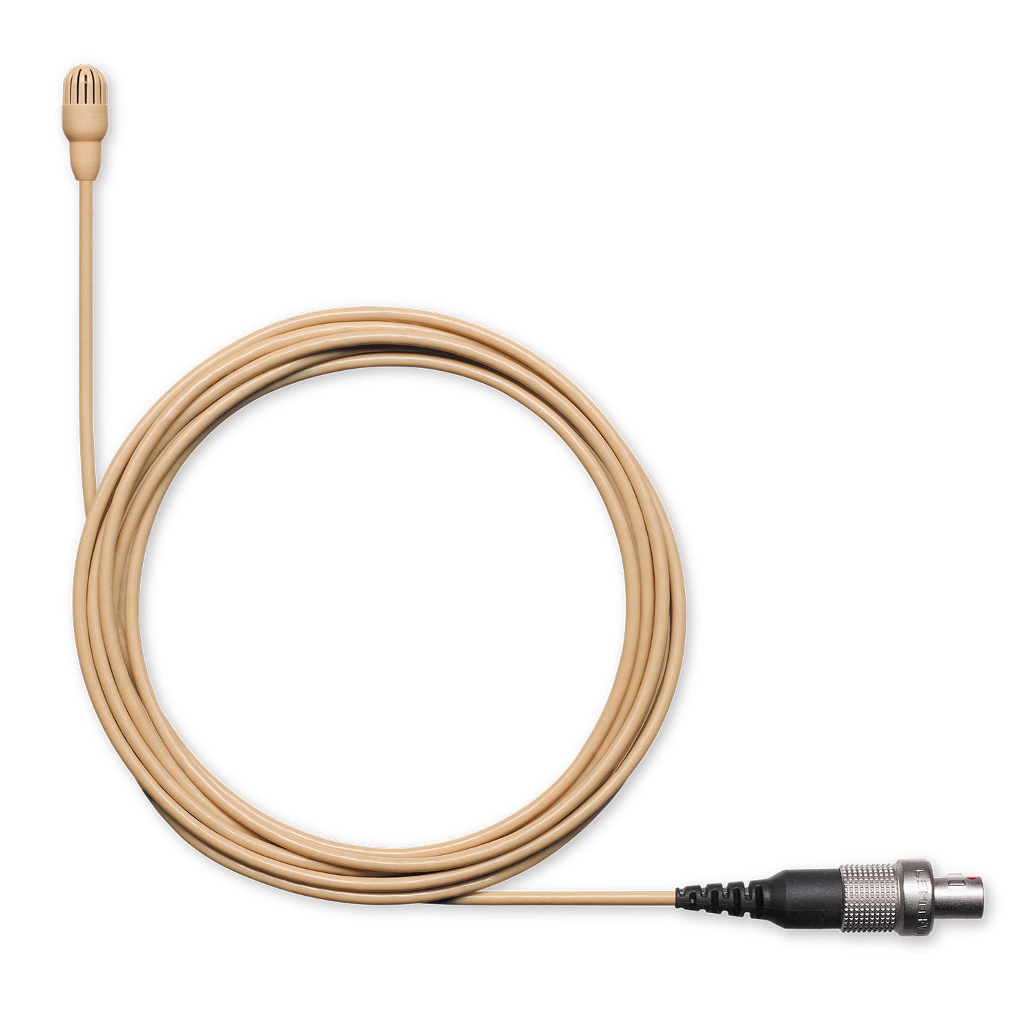 Shure TwinPlex TL47T/O-LEMO-A Subminiature Lavalier Microphone (Low Sens, Lemo, Tan)