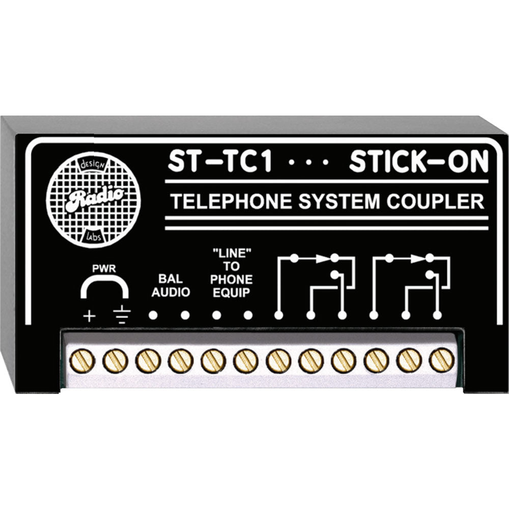 RDL ST-TC1 Stick-on Telephone System Coupler