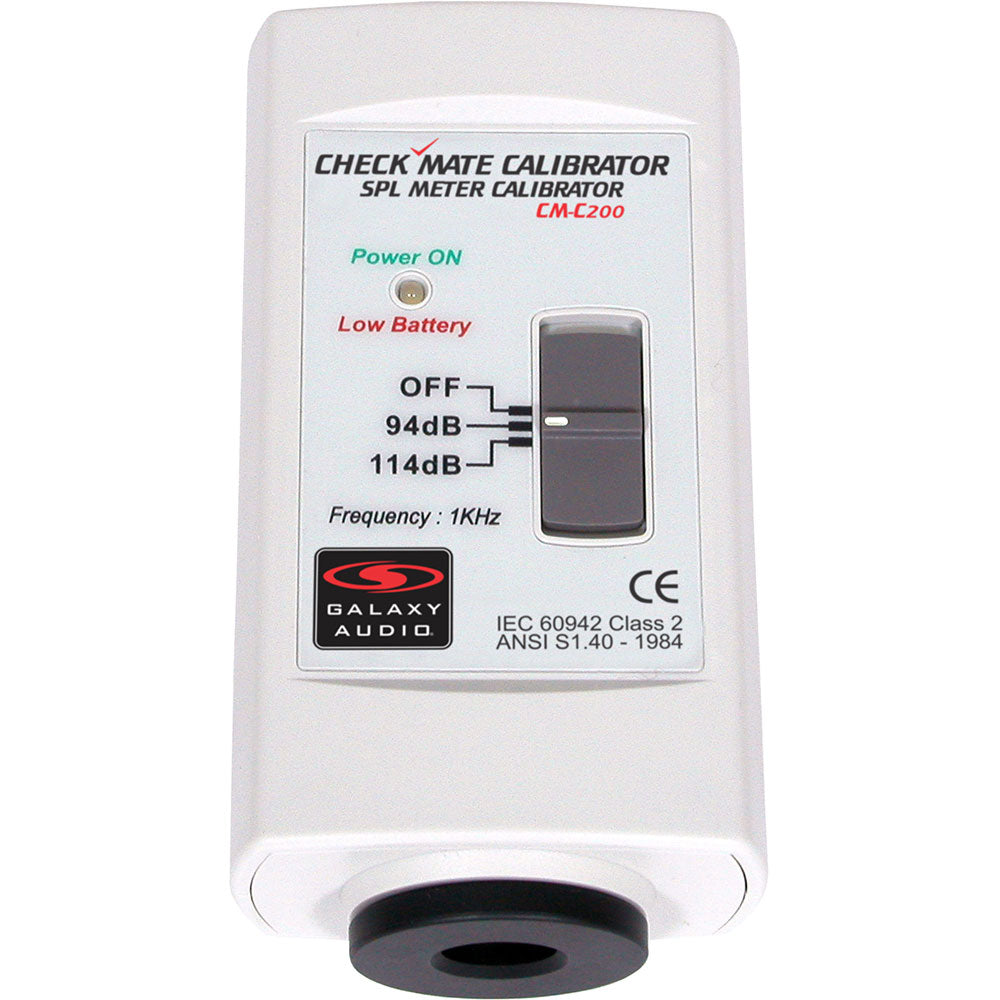 Galaxy Audio CM-200 SPL Calibration Unit for CheckMate Series