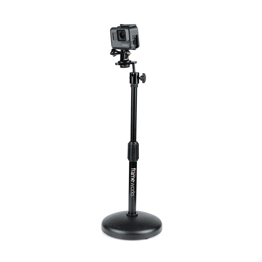 Gator GFW-MIC-0501 Frameworks Round Base Desktop Microphone Stand