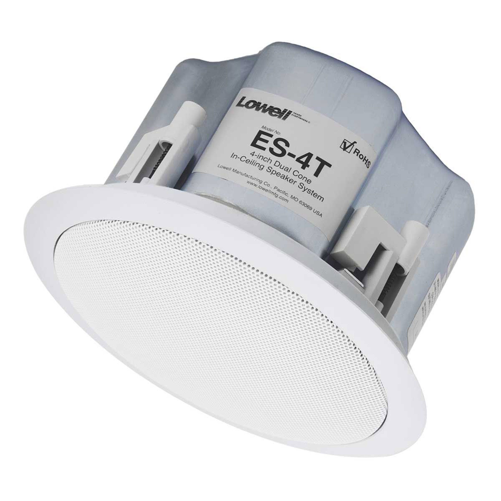 Lowell ES-4T - 4-Inch Dual-Cone In-Ceiling Loudspeaker