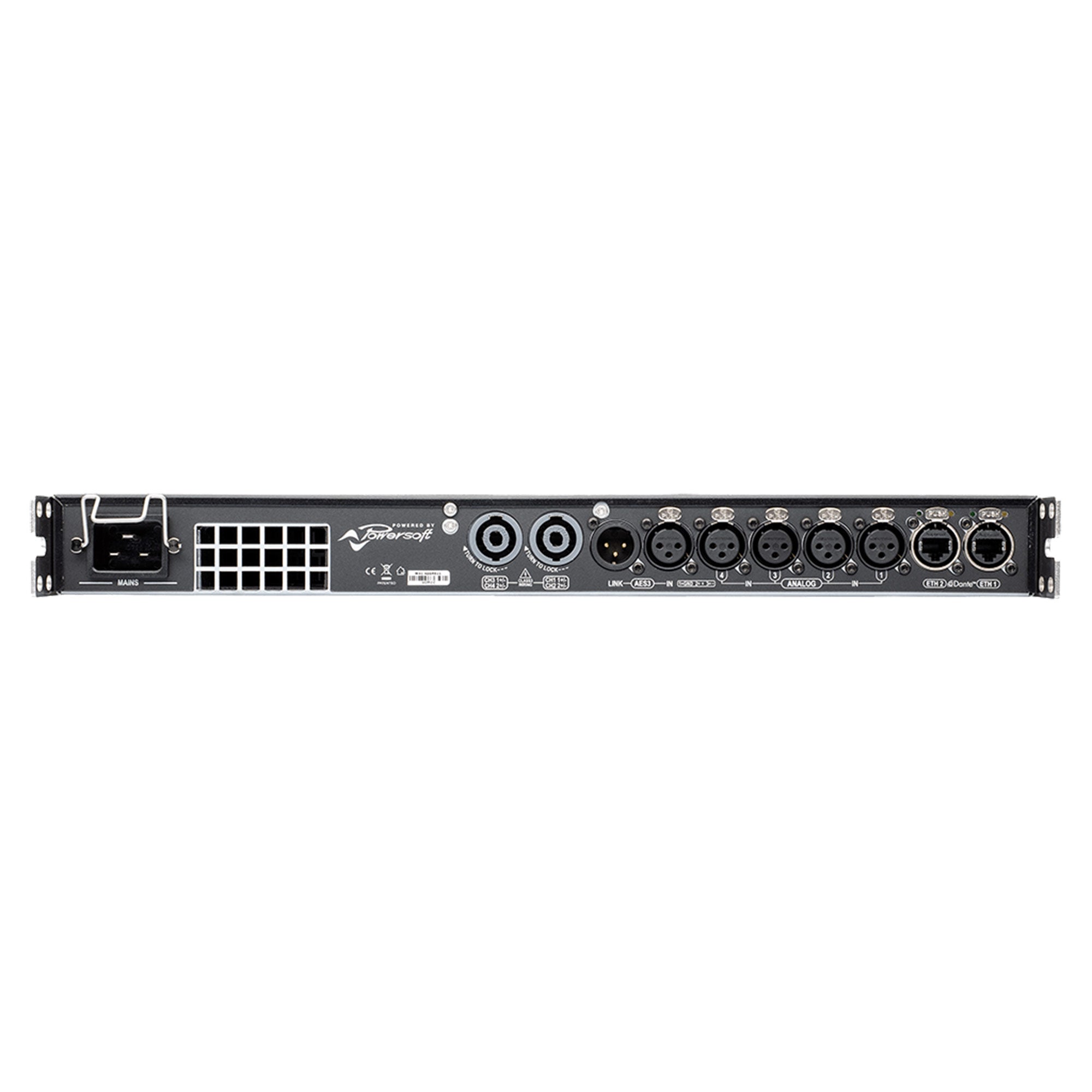 Powersoft T304 - 3000W / 4-Channel High-Performance Amplifier with DSP and Dante
