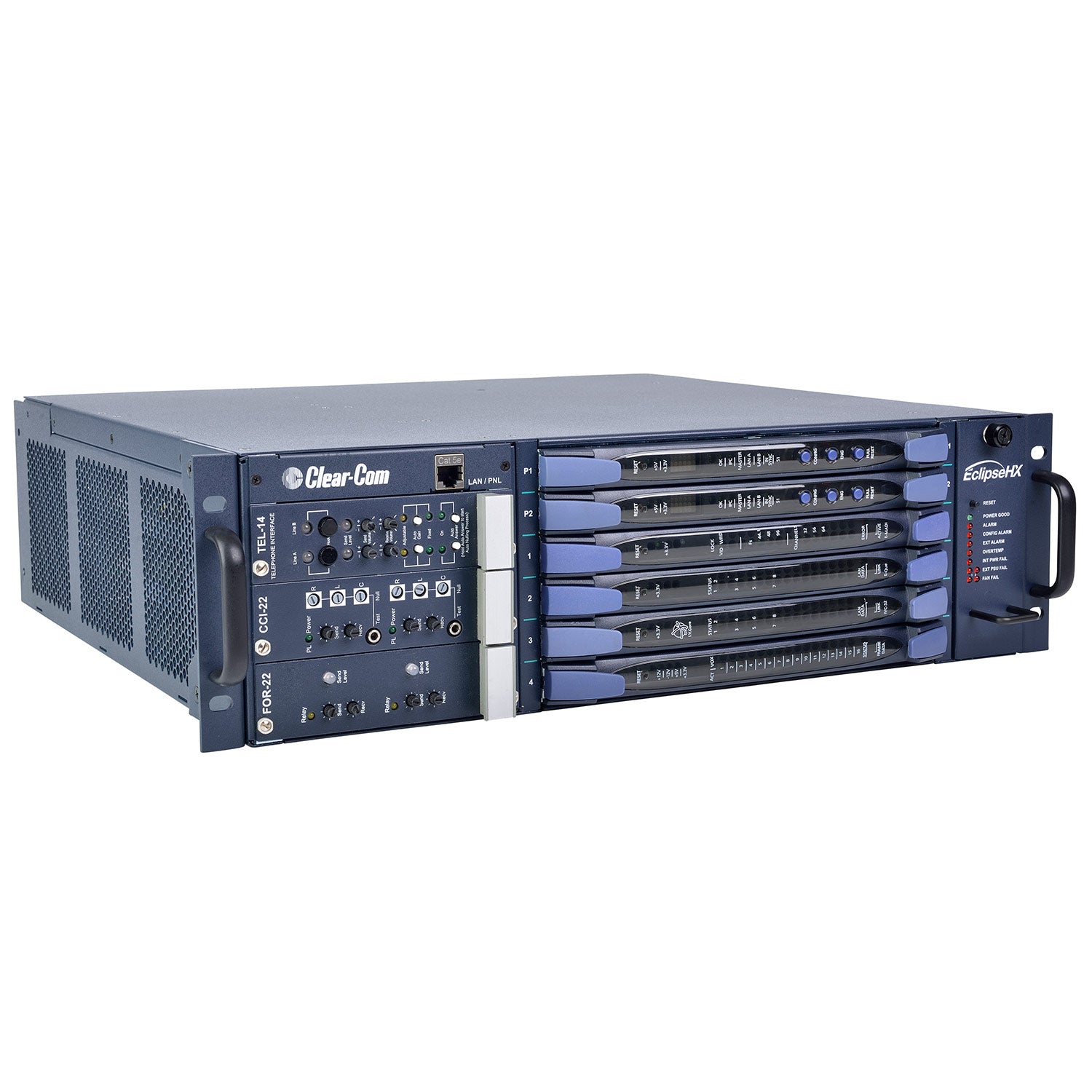 Clear-Com ECLIPSE-HX-DELTA-32P - Eclipse HX Delta Modular Intercom Frame (32 Analog Ports / 2 CPU)