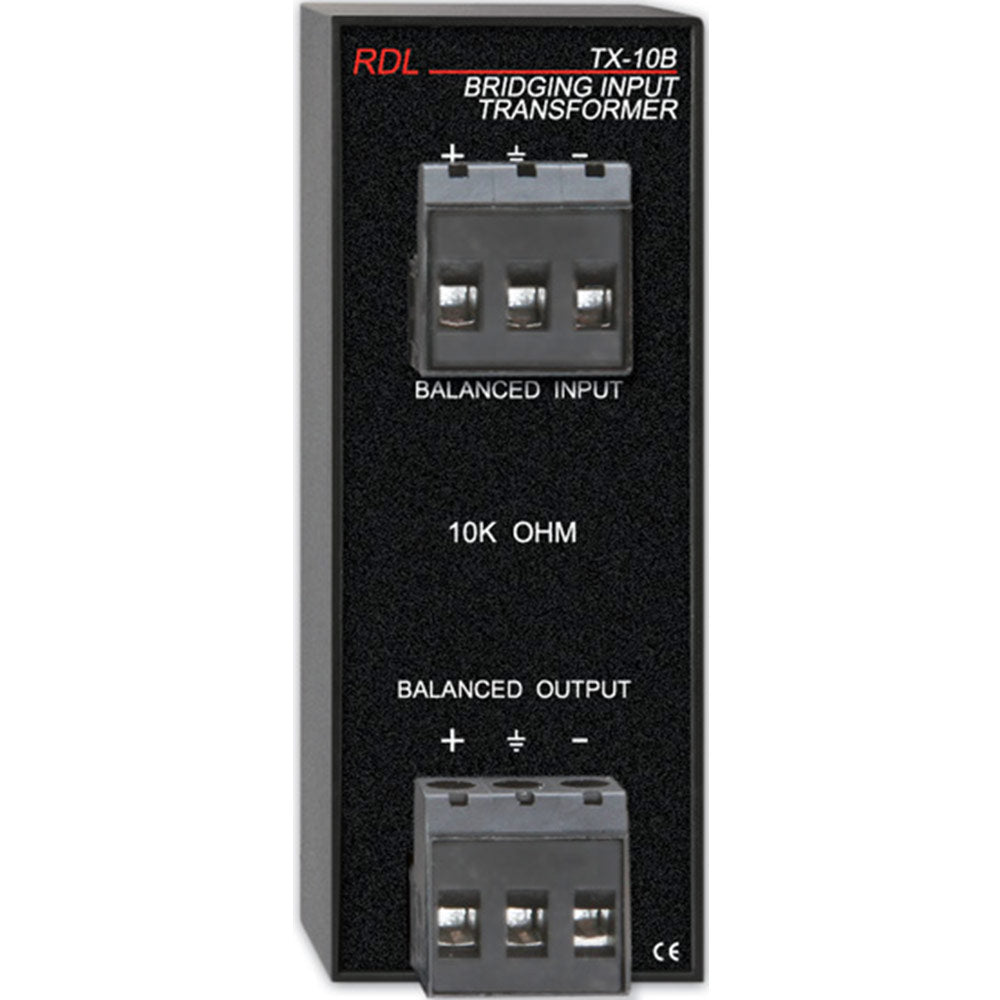 RDL TX-10B Bridging Input Transformer with Balanced Inputs and Outputs