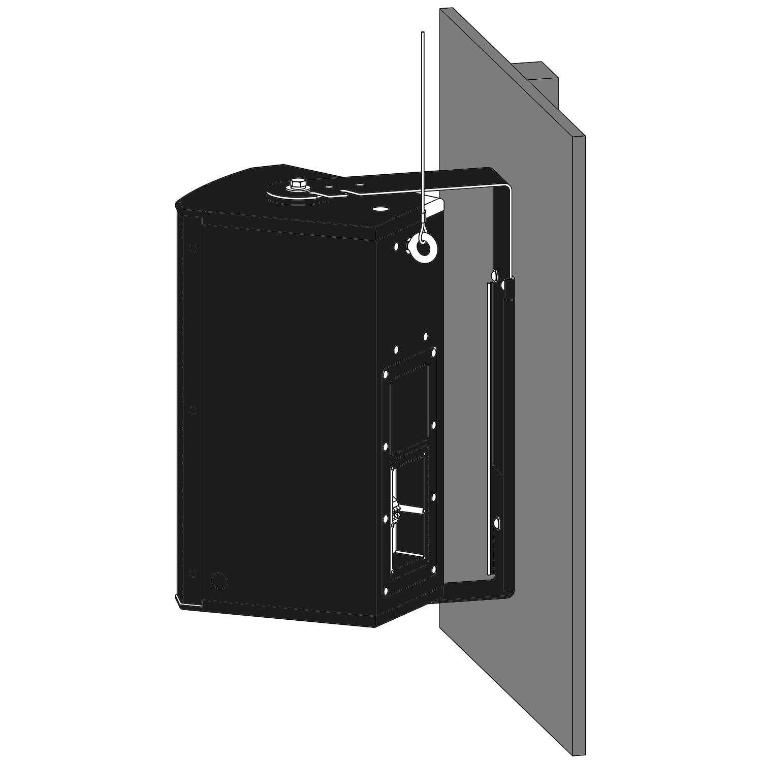 Electro-Voice EVC-UB2 - U-Bracket for EVC-1122 and EVC-1152 Loudspeakers (Black)