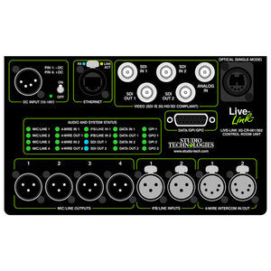 Studio Technologies LL-3G-CR-062 - Live-Link Sr. Control Room Rack-Ready Fiber Transport Interface