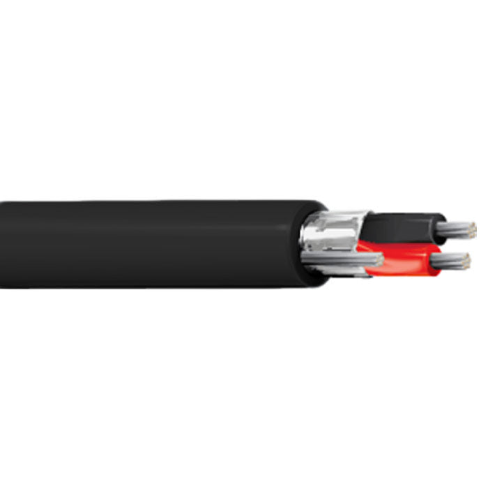 Belden 8451 22AWG 2 Conductor Shielded Audio Cable (Black/1000 Foot Box)