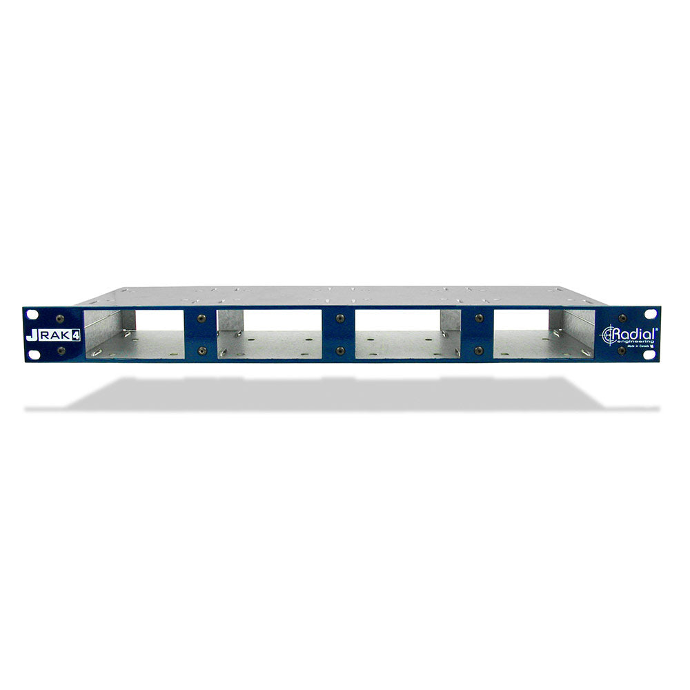 Radial Engineering J-Rack 4 Rackmount Chassis for 4 Radial DI Boxes