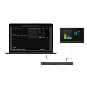 RTW TouchMonitor 5 - Audio Over IP Compact Loudness Meter (Dante)