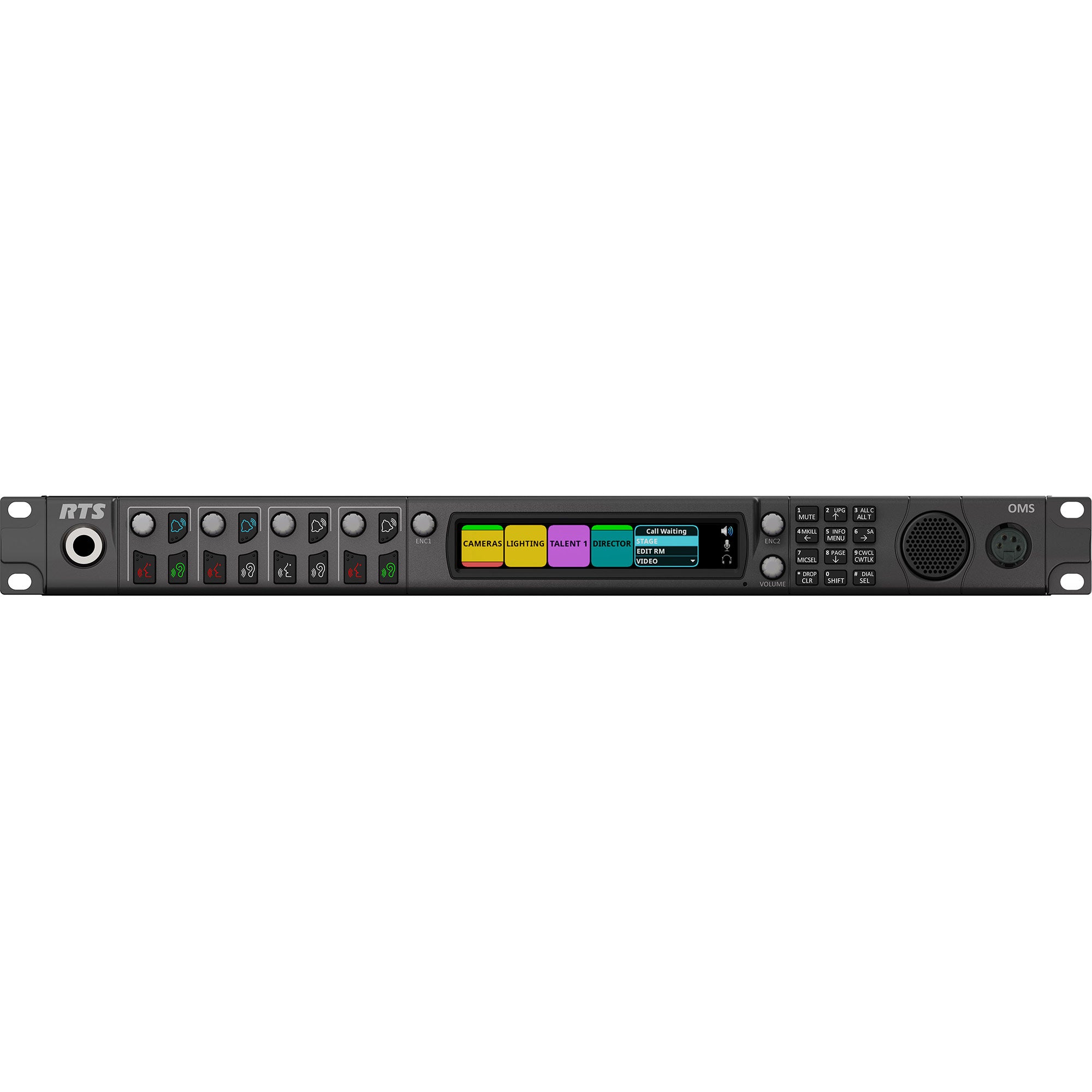 RTS OMS Advanced - Digital Main Station for OMNEO Intercom (XLR4F)