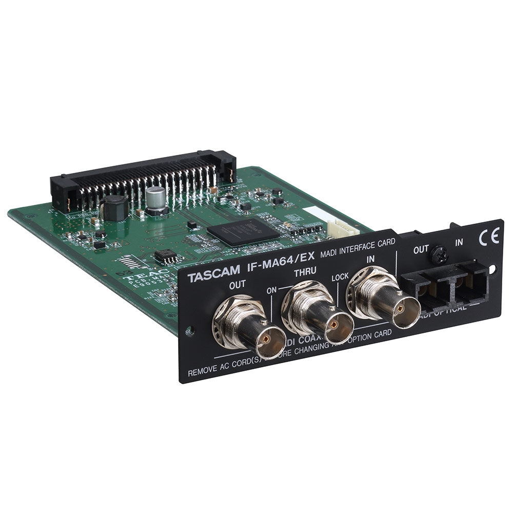Tascam IF-MA64/EX 64-Channel MADI I/O with Thru for DA-6400 Recorders