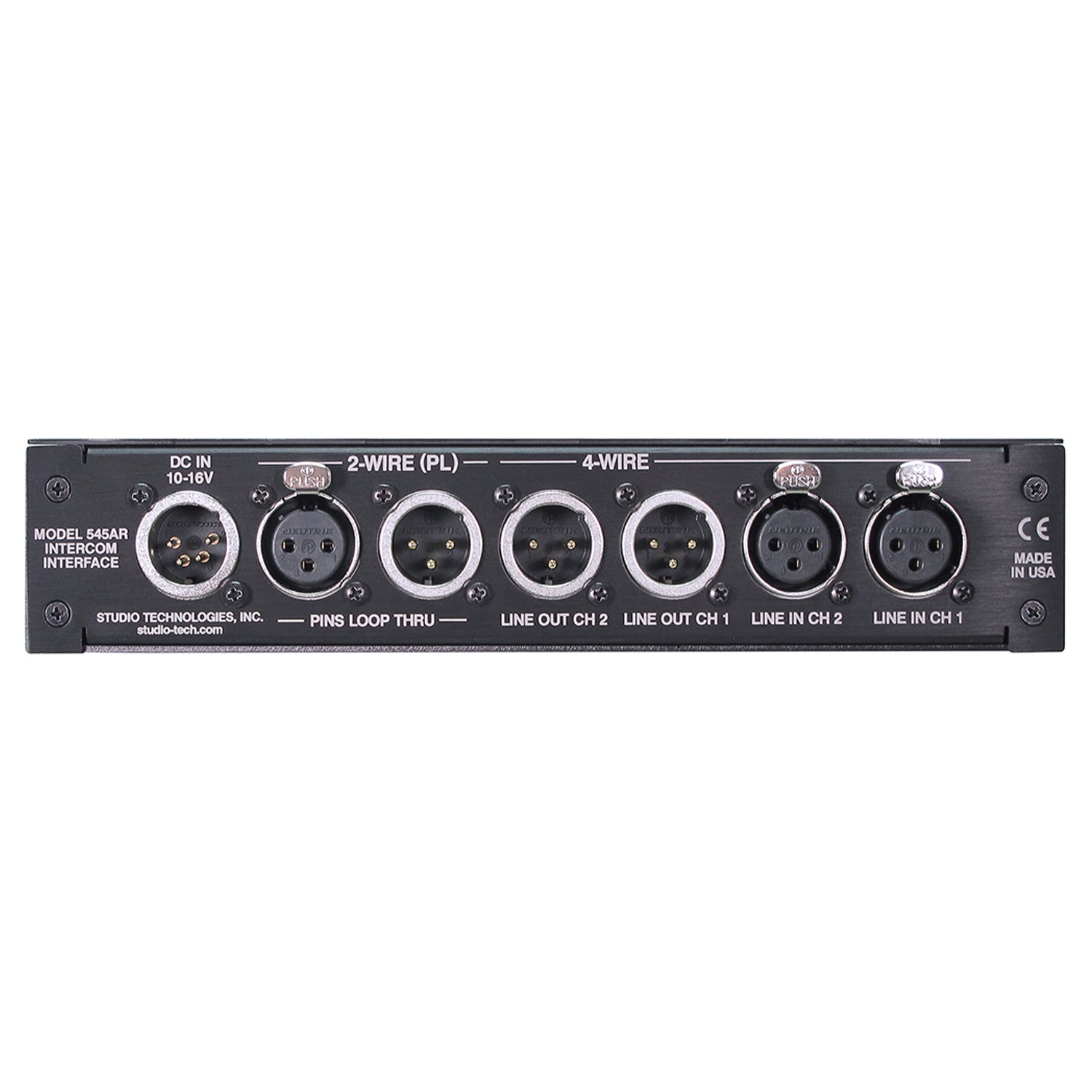 Studio Technologies Model 545A - 2-Wire to 4-Wire Intercom Interface