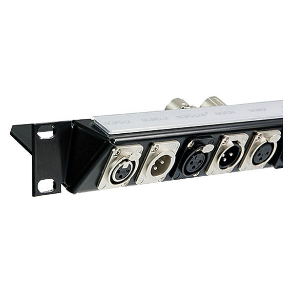 Neutrik NZP1RU-8 30 Degree Angled Rack Panel - 19 Inches