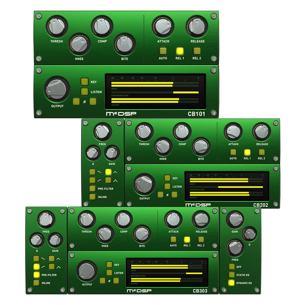 McDSP CompressorBank HD V7 - Dynamics Plugin (VST/AU/AAX DSP)