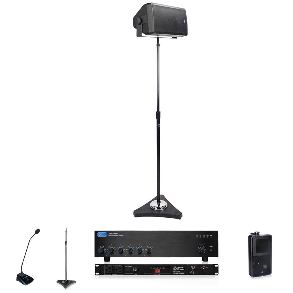 AtlasIED TAS-3 Temporary Audio System (up to 47,678 sq ft)