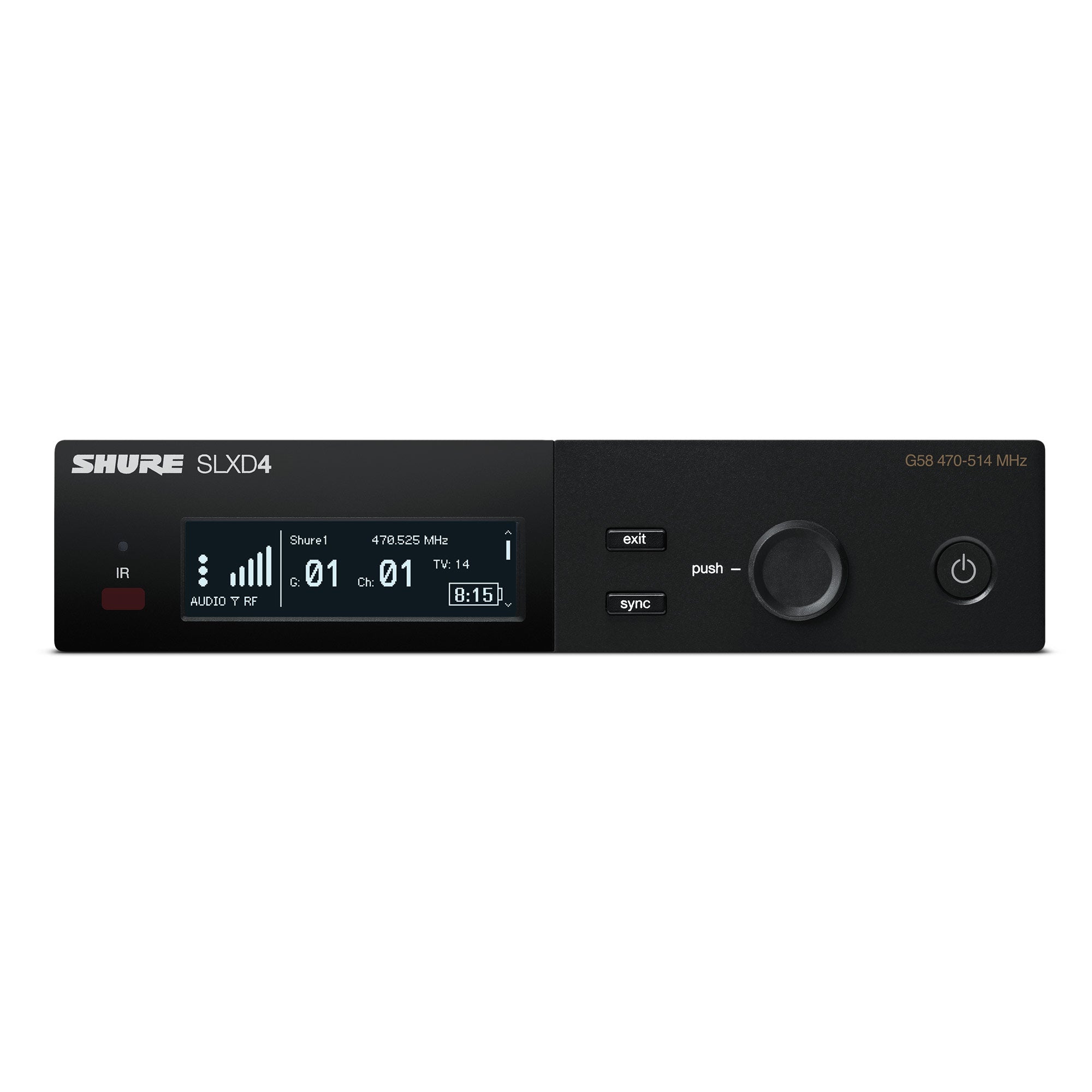 Shure SLXD14/DL4B Lavalier Wireless System with DL4B (H55 Band / 514-558 MHz)