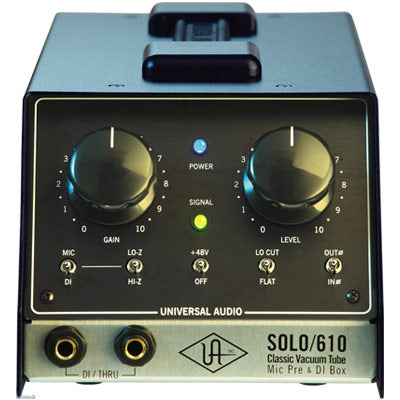 Universal Audio SOLO/610 Classic Vacuum Tube Microphone Preamplifier and DI Box