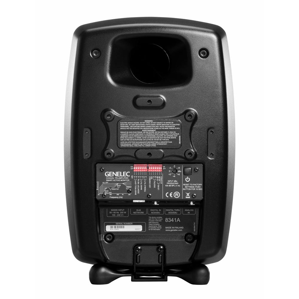 Genelec 8341AM 3-Way SAM Studio Monitor (Black/Single)