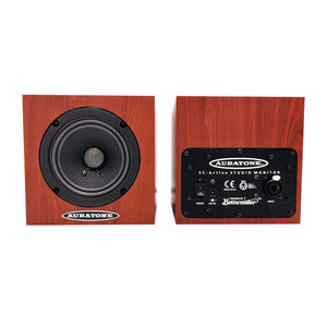 Auratone 5C Active Super Sound Cube - Full-Range Reference Monitors (Pair / Wood Grain)