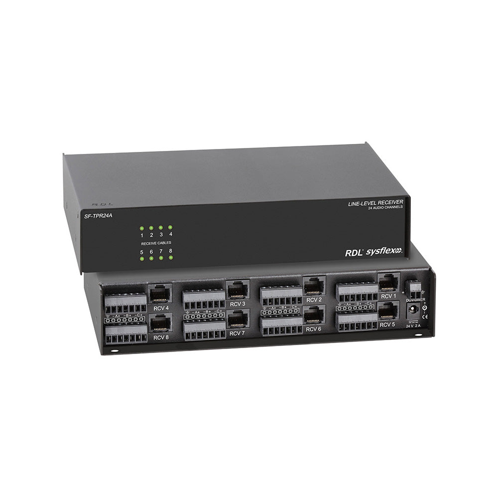 RDL SF-TPR24A - 24-Channel Line-Level Receiver Module