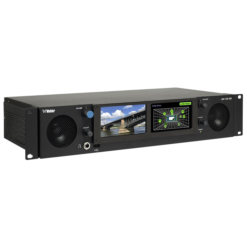 Wohler iAM-12G-SDI - 4K/12G-SDI Video and Audio Monitor