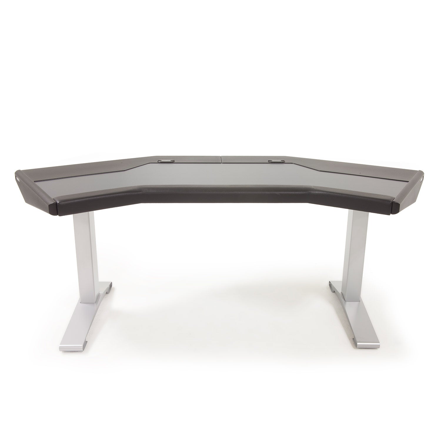 Argosy HALO-G-B-S Halo G Desk W/Black End Panels And Silver Legs