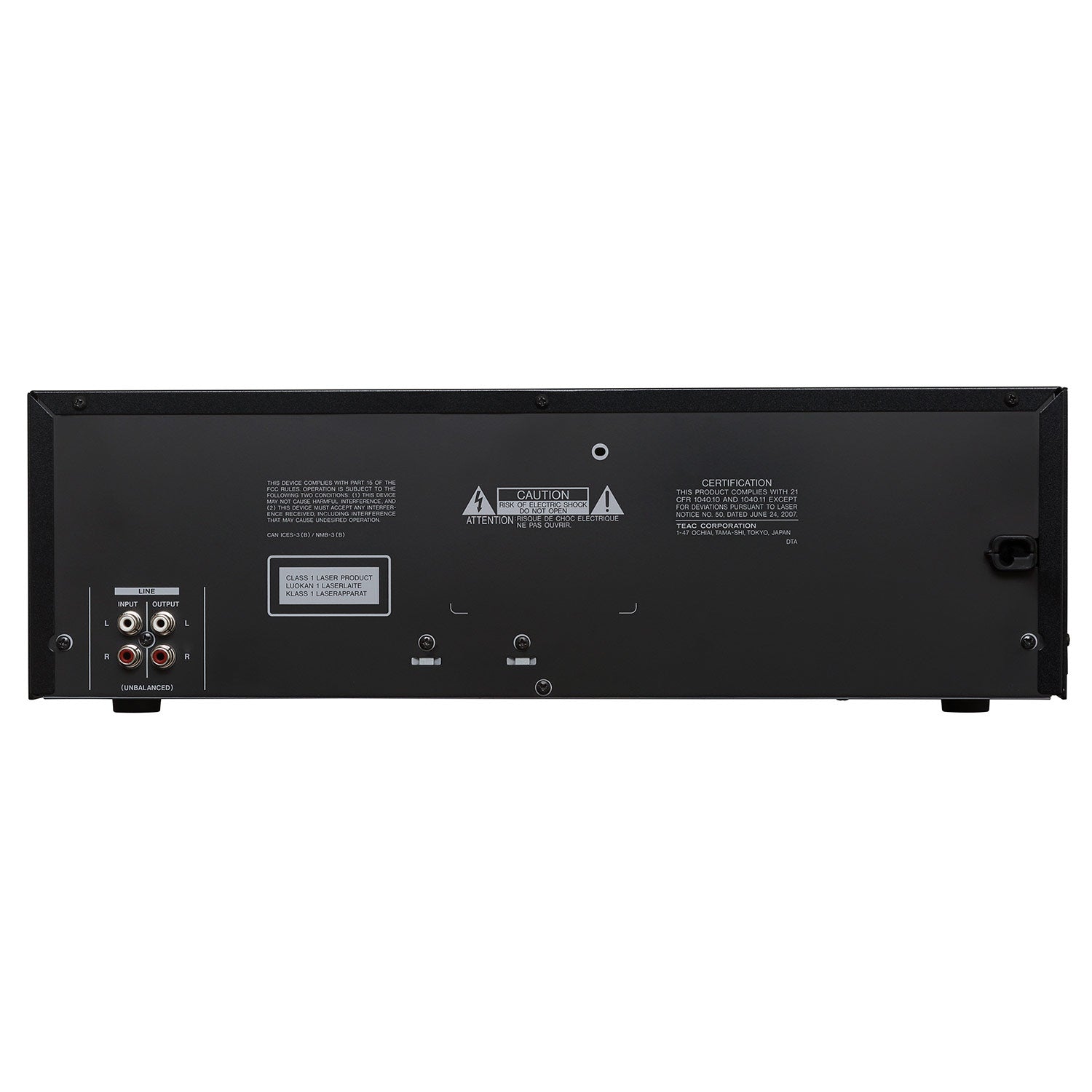 Tascam CD-A580 - CD Player/Cassette Recorder with USB Dubbing