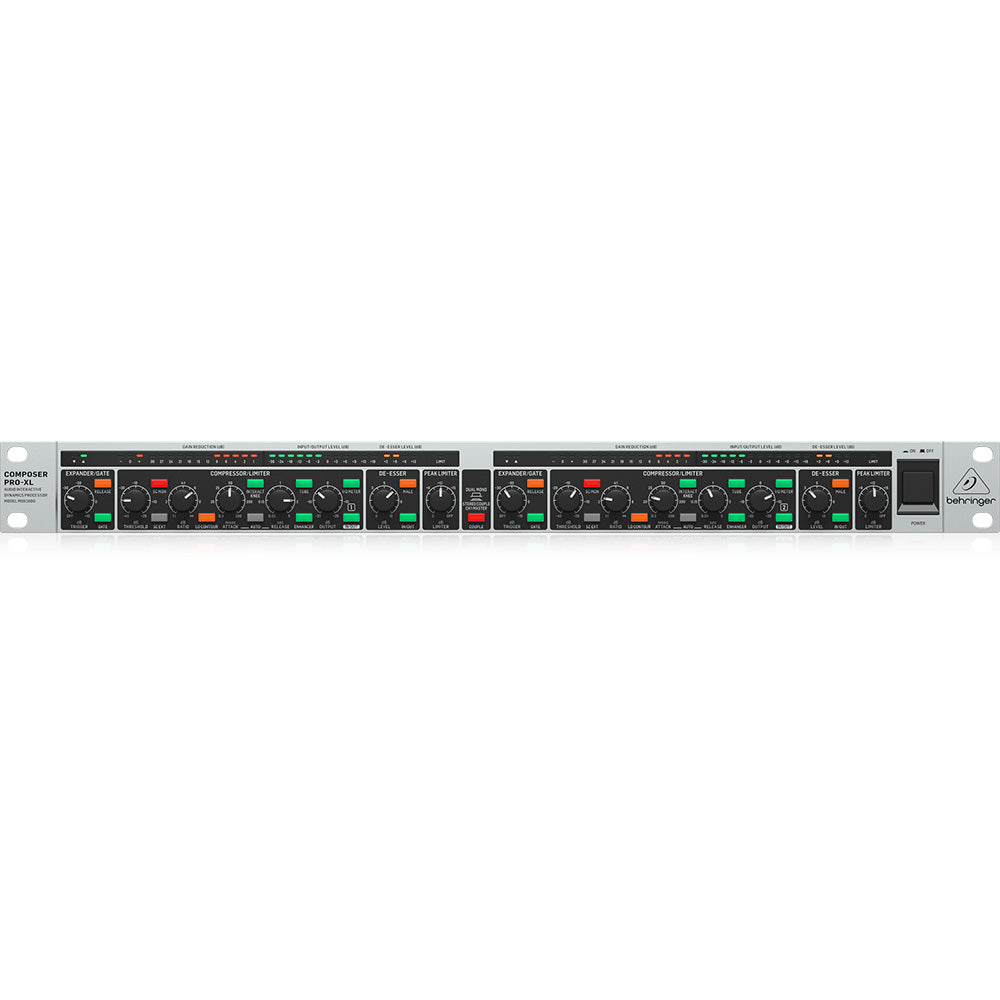 Behringer MDX2600V2 Composer Pro XL - Reference-Class 2-Channel Expander/Gate/Compressor/Peak Limiter - B-Stock
