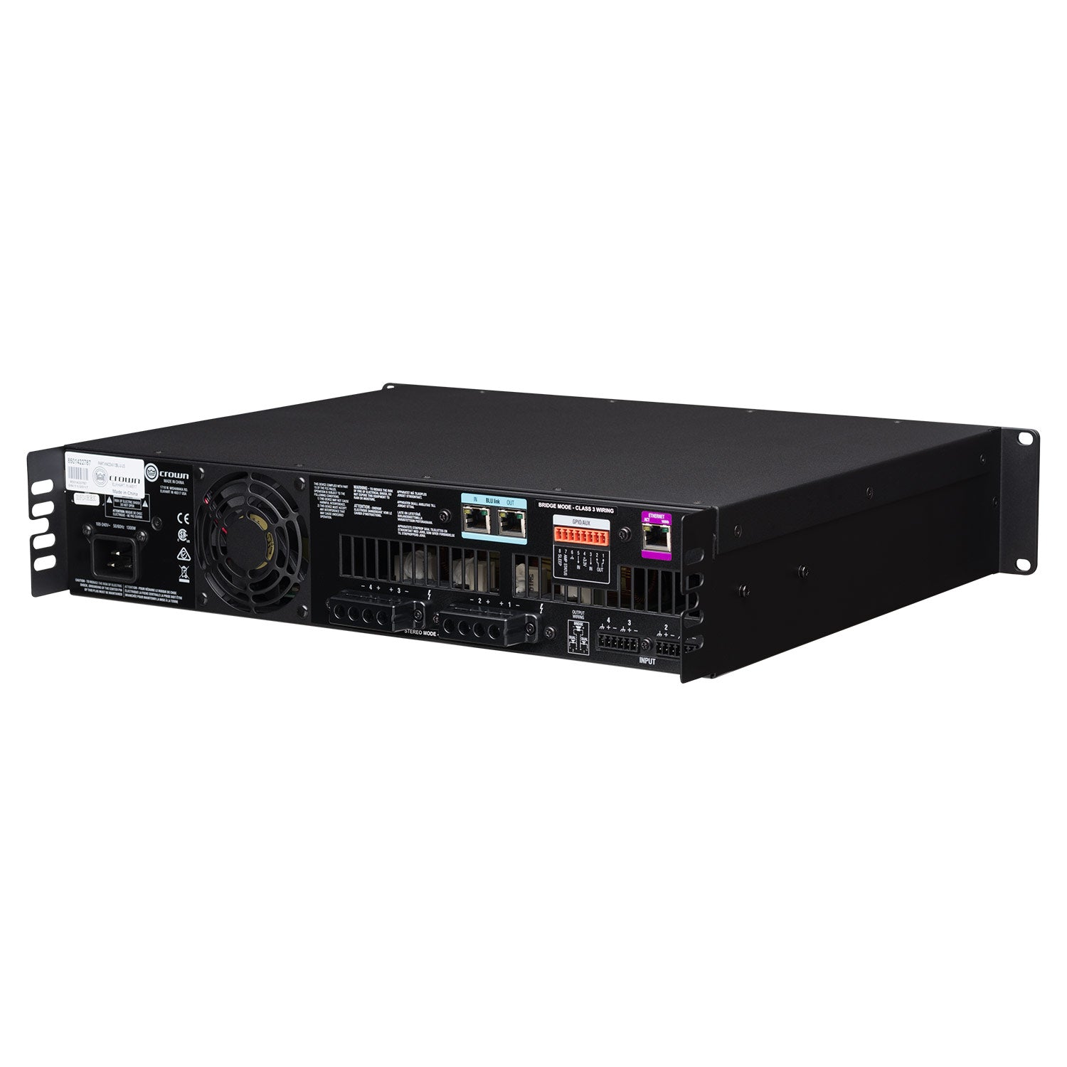 Crown CDi 4|1200BL DriveCore Install 4-Channel Power Amplifier with BLU Link