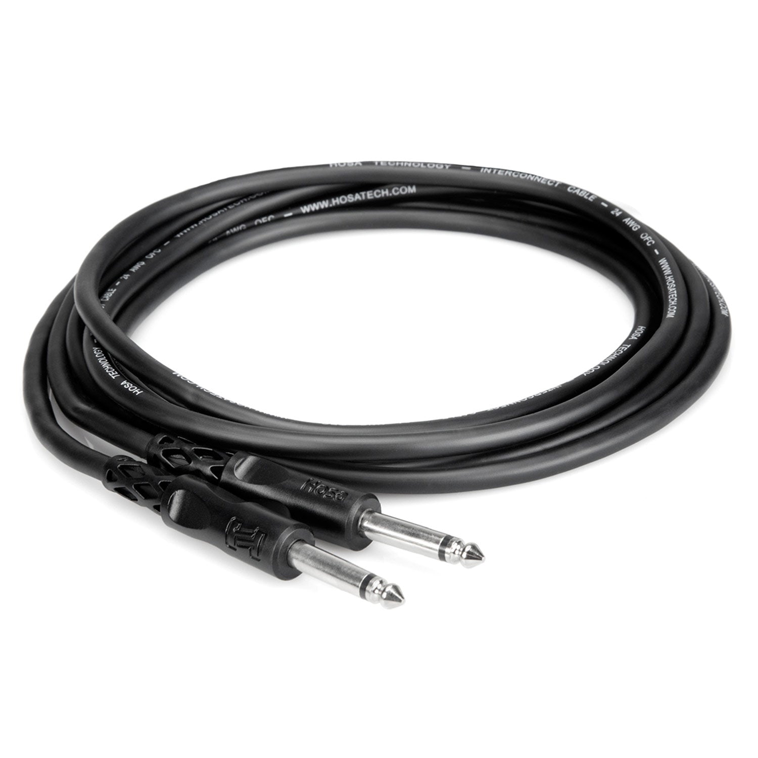 Hosa CPP-110 Unbalanced Interconnect, 1/4 inch TS to Same, 10 feet