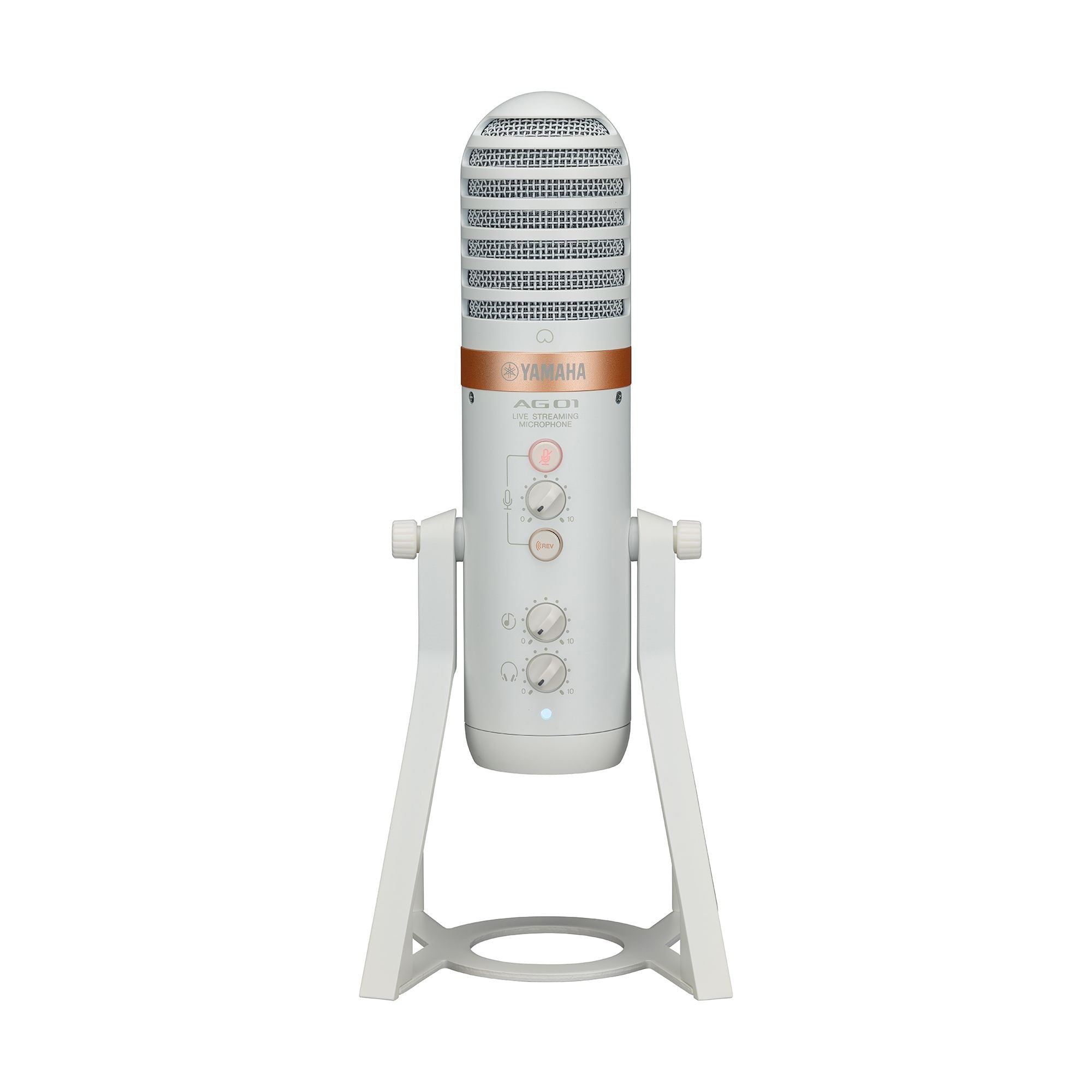 Yamaha AG01 - USB Microphone for Streaming and Podcasting (White)