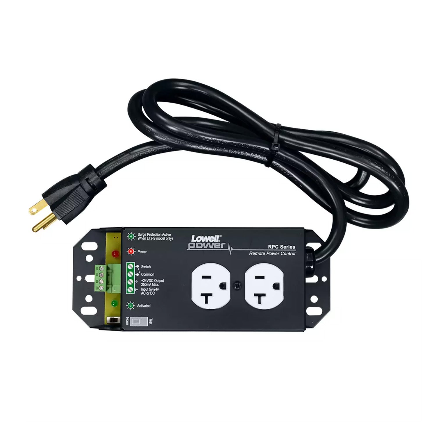 Lowell RPC-20CD - Remote Power Control with 2Ð20A Outlets