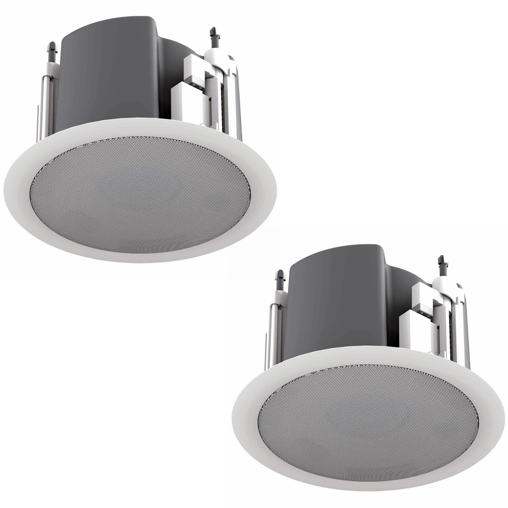 AtlasIED FAP33T-BEGS - 3-Inch Full-Range Ceiling Loudspeaker with Square Grille (Black)